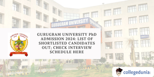 Gurugram University Announces Shortlisted Candidates for Ph.D. Admission 2024, Check Interview Schedule Here
